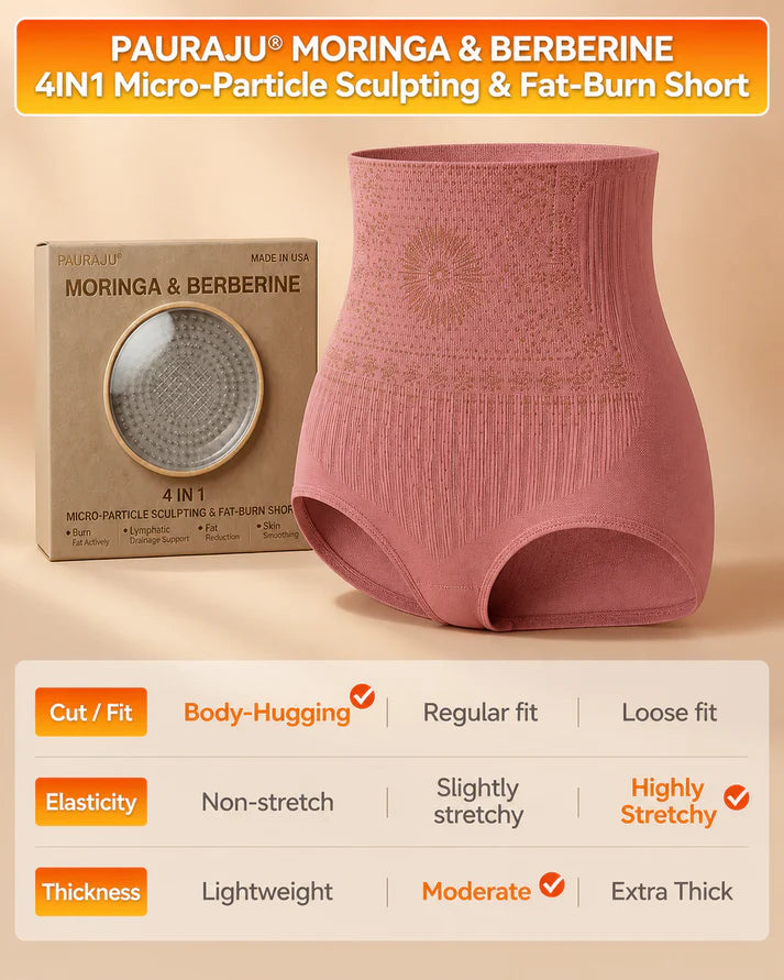 ✨4-in-1 Shaping and Fat-Burning Microfiber Shorts
