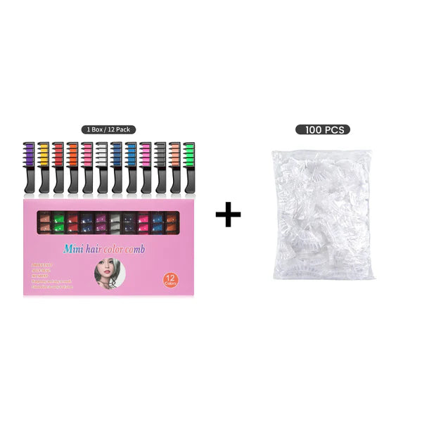 🎁Limited Time Discount🔥Temporary Hair Dye Chalk Comb- Cruelty Free