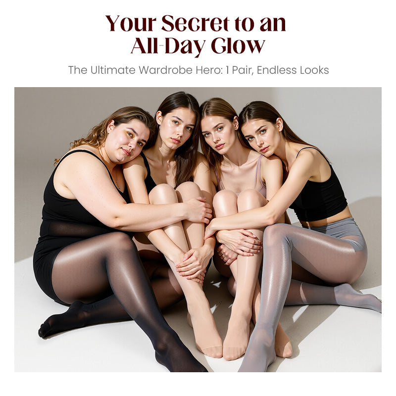 🌺Women's High Waist Shiny Sheer Tights