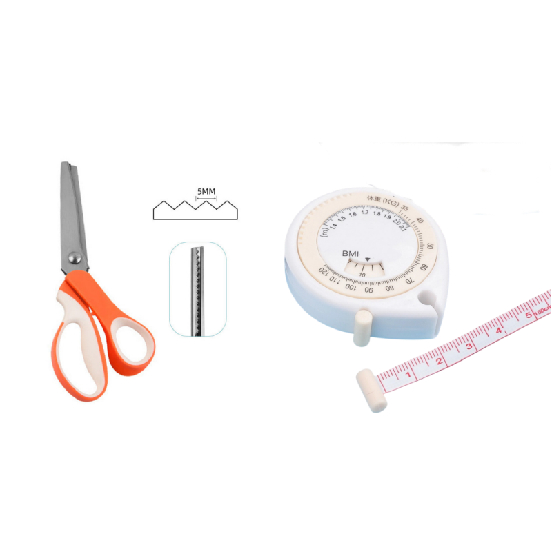 🥳2026 TOP PICK🥳 Pinking Shears Scissors – Stainless Steel, Ergonomic Cushioned Handles – Perfect for Sewing, Quilting & Scrapbooking! 🧵💨
