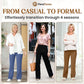 💖LAST DAY SALE 50% OFF💷Women's Casual High Waisted Pockets Stretch Pants