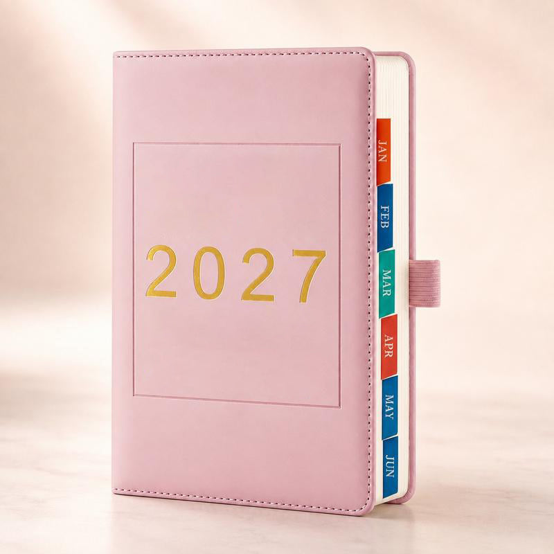 📓 2027 Planner – A5 Size, One Page Per Day with Dates – Perfect for Daily Notes and Future Reference ✨
