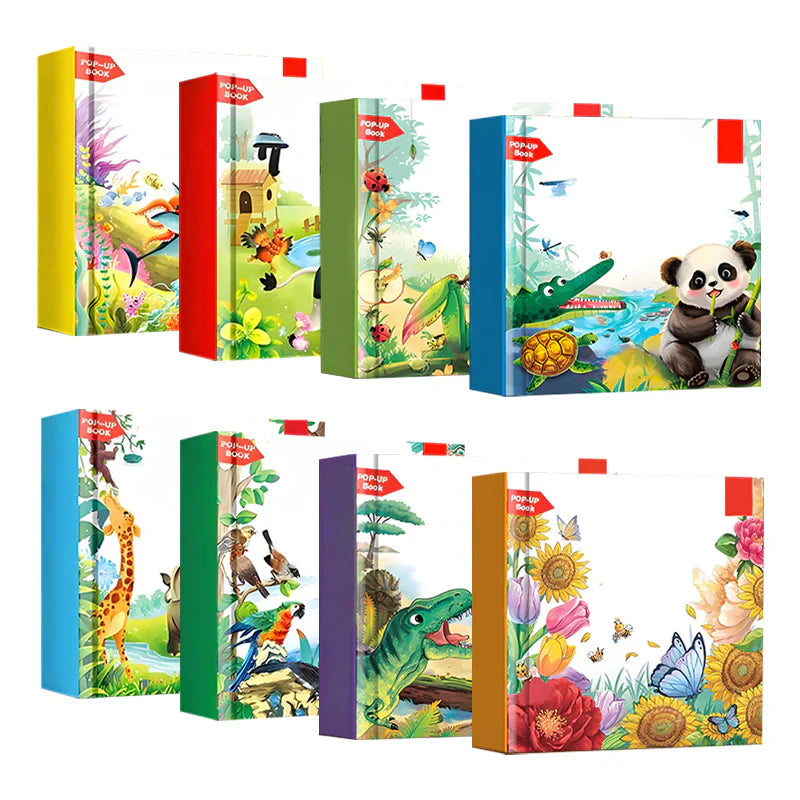 ✨【Kids' Animal-Themed Pop-Up Books】✨