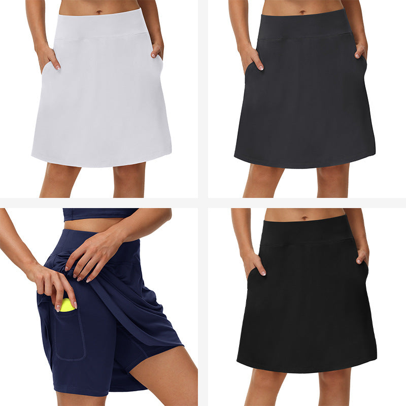 Women's 20" Knee Length Skorts Golf Tennis Skirt