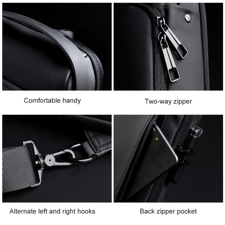 🔥 Hot Sale🔥Anti-Theft Unisex Crossbody Sling Bag – Stylish, Secure & Lightweight!