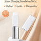 🎁🎁Last Day BUY 1 GET 1 FREE🎉Cover Cream Stick V w/ Detachable Brush - Korean Skin Care Color-Changing Foundation Stick with Collagen Capsules (0.45 oz)