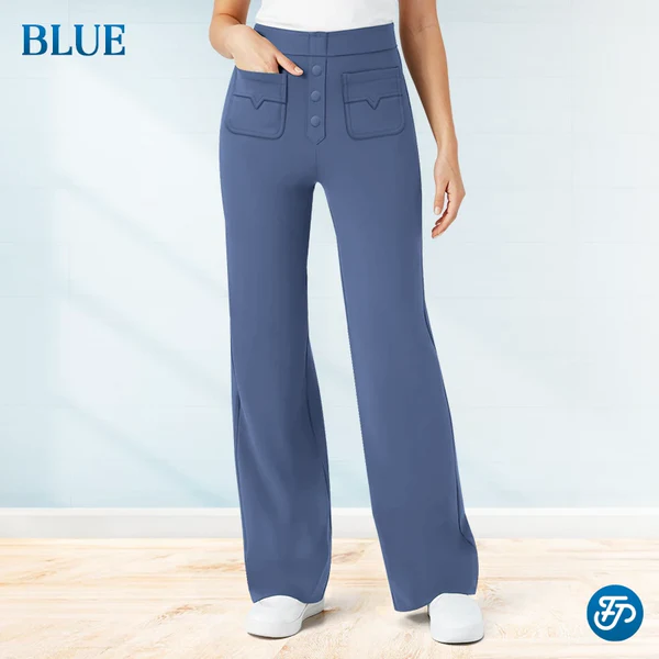 💖LAST DAY SALE 50% OFF💷Women's Casual High Waisted Pockets Stretch Pants