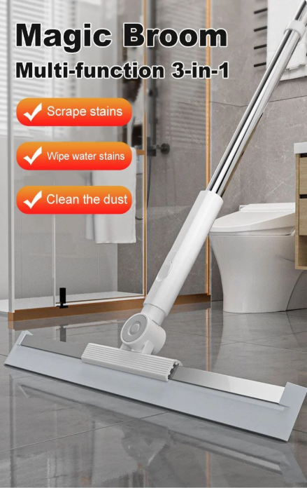 🔥LAST DAY SPECIAL PRICE £9.99!!⚡50K+ SOLD!🏡💦Multifunctional Non-stick Magic Broom