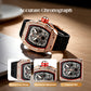 ⏳Limited-time 50% off⏰Men's Luxury barrel-shaped watch Rhinestone Embellished Watch⌚
