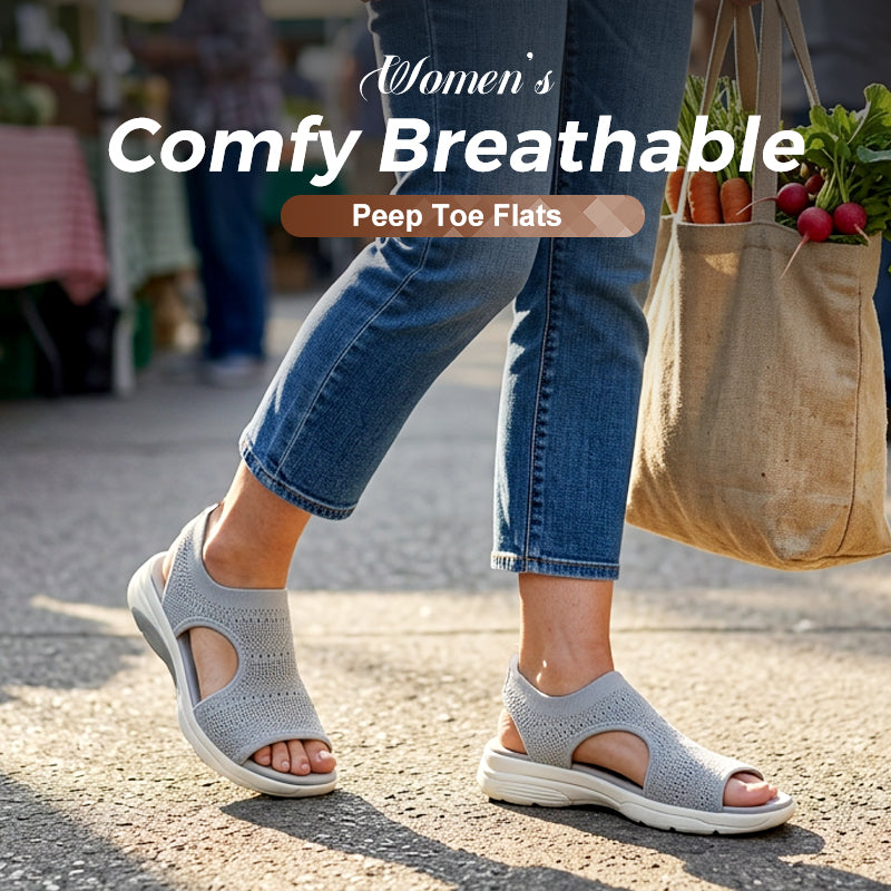 👡🔥 Women's Breathable Mesh Platform Sandals – Lightweight, Breathable, and Comfortable ✨