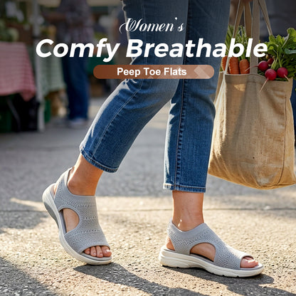 👡🔥 Women's Breathable Mesh Platform Sandals – Lightweight, Breathable, and Comfortable ✨