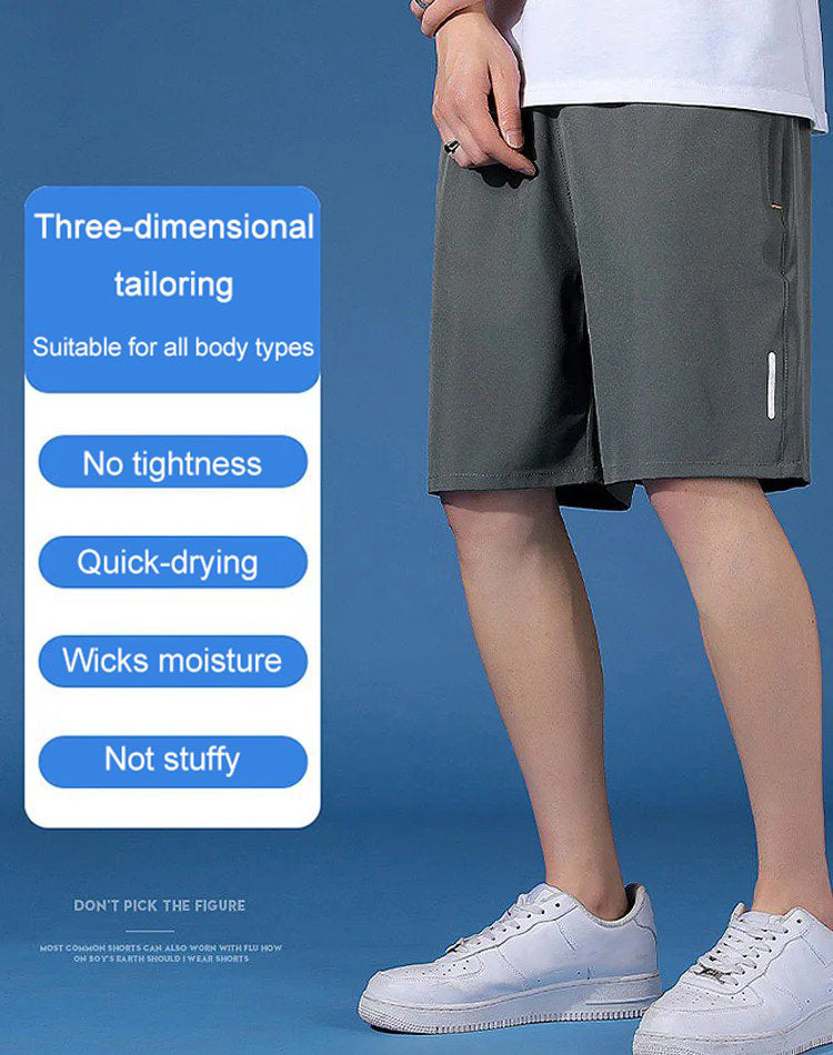 ⏳Last Day Special Price Only￡9.99 🩳✨Unisex Ice Silk Quick Drying Stretch Shorts