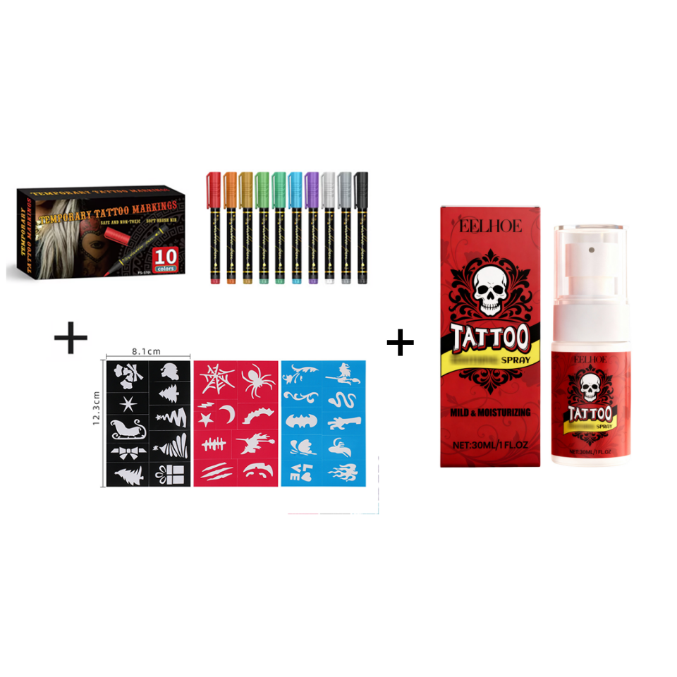 🔥Hot Sale 49% OFF🎨Perfect For Unique Body Art🔥Temporary Tattoo Markers for Skin