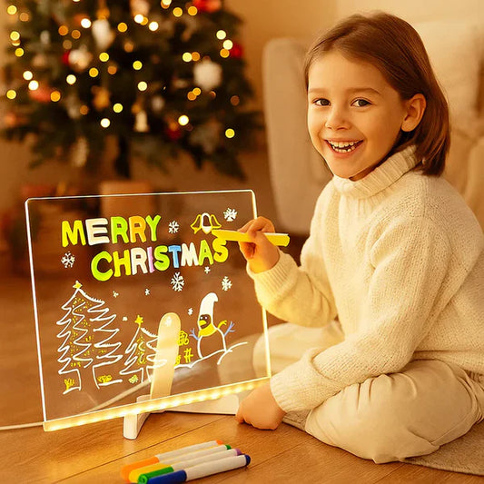 ✨LAST WEEK SPECIAL PRICE: ￡9.99!!⏳🎨Luminous Led Drawing Board For Children