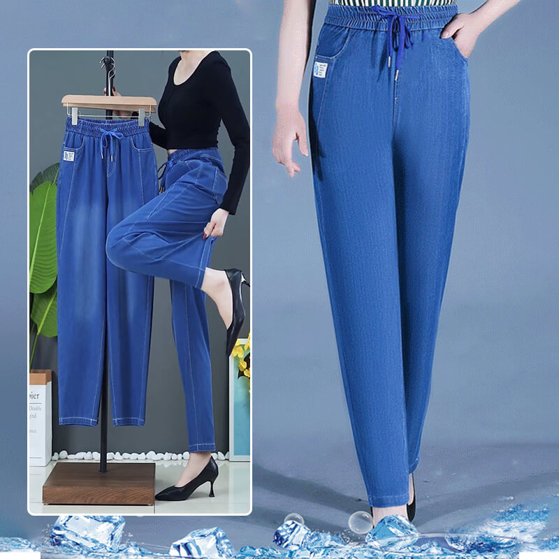 ⏳Limited-time 65% discount!!💕👖High Waist Ultra-Stretch Mom Jeans