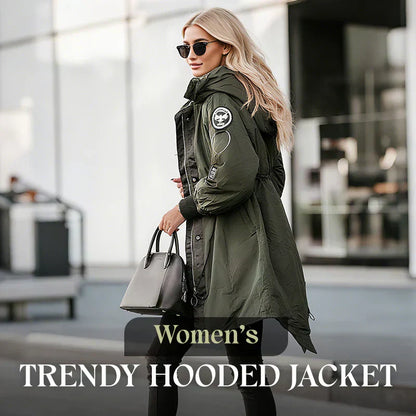 💜 Pricier, but better quality 💜 Women's long-sleeved hooded jacket