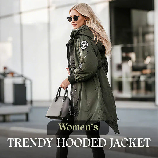 💜 Pricier, but better quality 💜 Women's long-sleeved hooded jacket