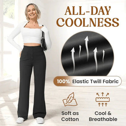 💖LAST DAY SALE 50% OFF💷Women's Casual High Waisted Pockets Stretch Pants