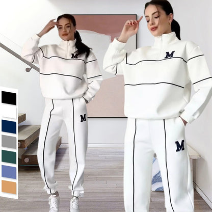 Casual Line Sweatshirt 2-Piece Set