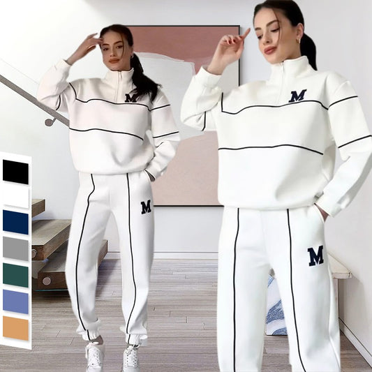 Casual Line Sweatshirt 2-Piece Set