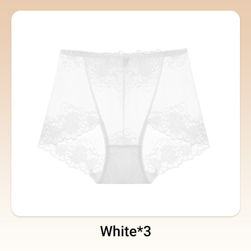🧶 Women's Hand-Crocheted Lace High-Rise Boxer Briefs – Breathable, Vintage Style & Comfortable Fit 🌸