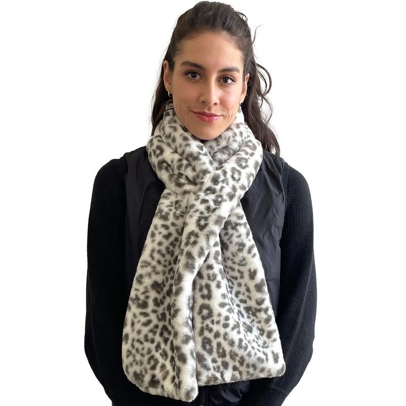🎁Christmas Sale 49% OFF❄️ Faux-Fur Pull-Through Scarf with Hidden Pocket