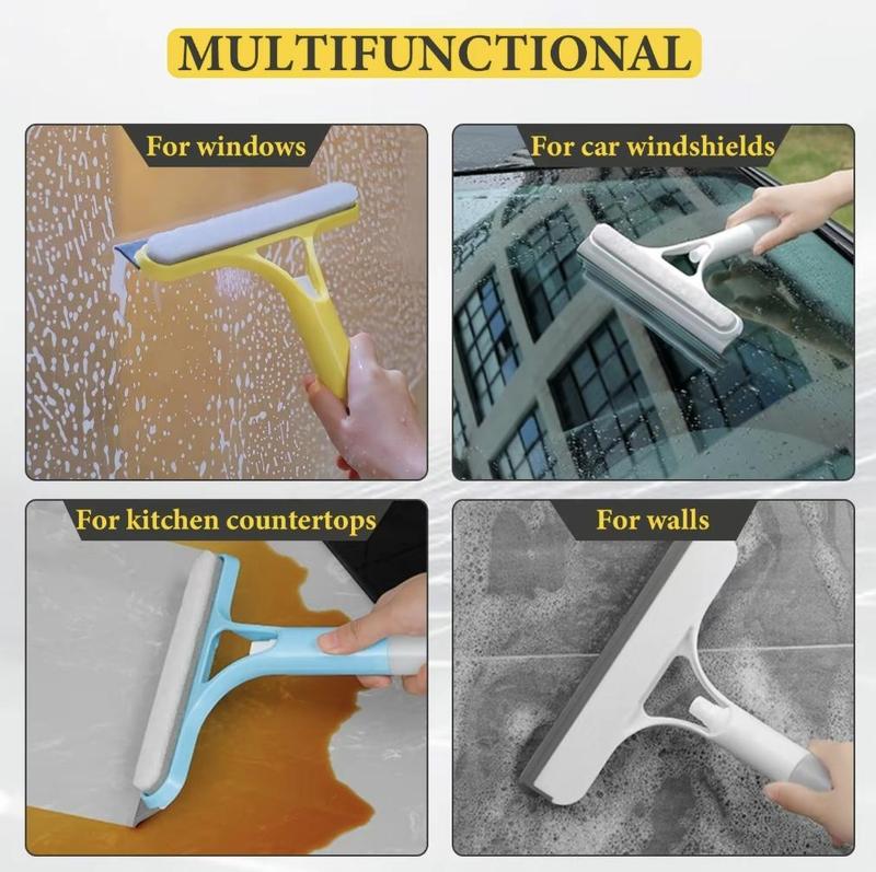 🧽 Last Day Special Price £9.99 ! 🔥Buy 2 Get 1 Free💦3 in 1 Window Cleaning Scraper