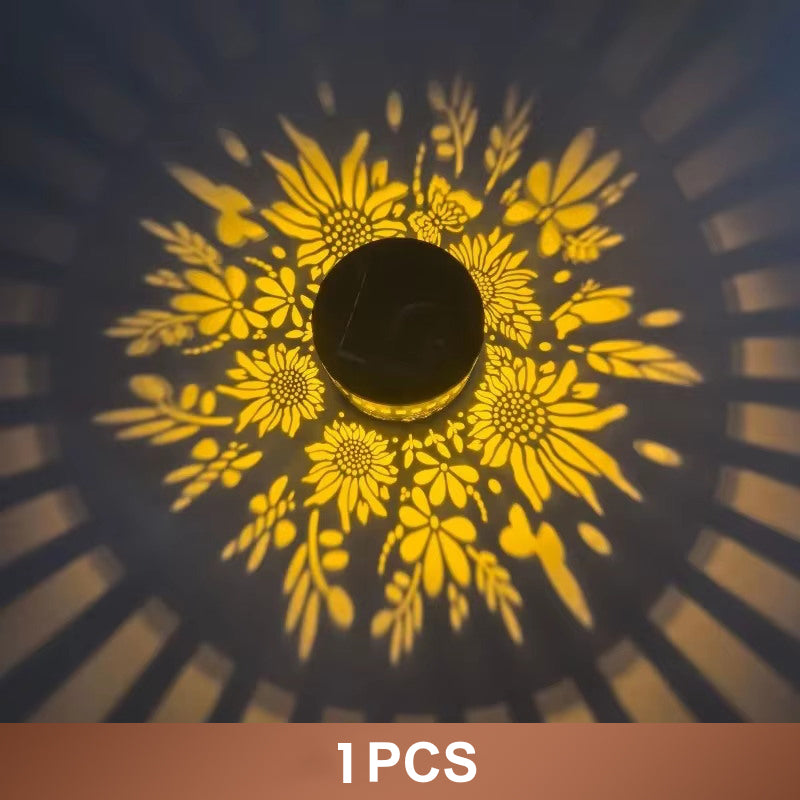 🌞 50% OFF NOW! 🌀 Solar Mandala Light – Stunning Pattern Projection, 2-in-1 Floor & Wall Design & IP65 Waterproof Auto On/Off