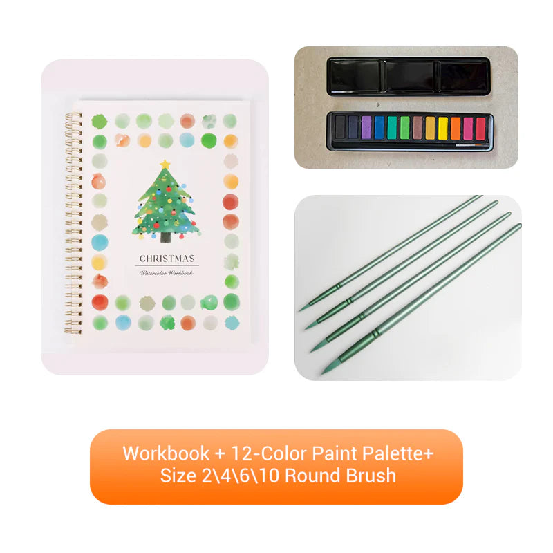 Hot Sale 55% OFF📚Beginner-Friendly❤️Watercolor Workbook