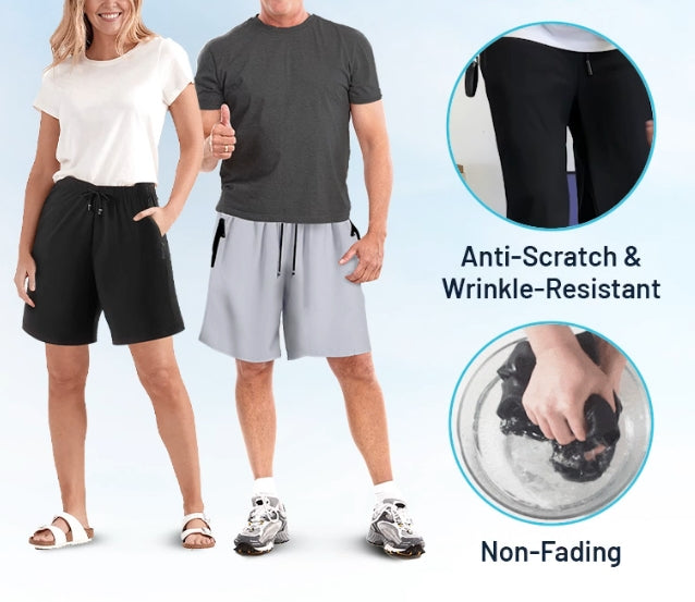 ⏳Last Day Special Price Only￡9.99 🩳✨Unisex Ice Silk Quick Drying Stretch Shorts