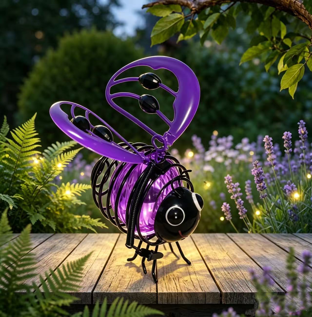🔥Special Price £10.99!! ⚡50K+ SOLD!✨🐝Hanging Solar Bee Light – Warm Amber Glow, Flicker-Free, Perfect for Garden Parties, Camping, or Kids’ Rooms – Spread Joy Day and Night 🌞🌜