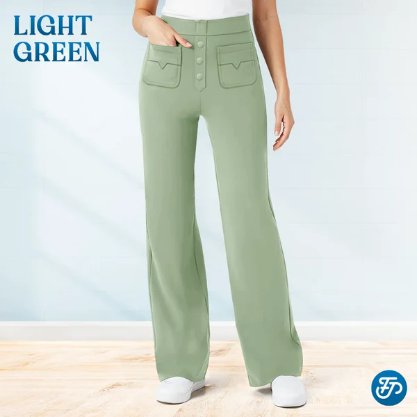 💖LAST DAY SALE 50% OFF💷Women's Casual High Waisted Pockets Stretch Pants