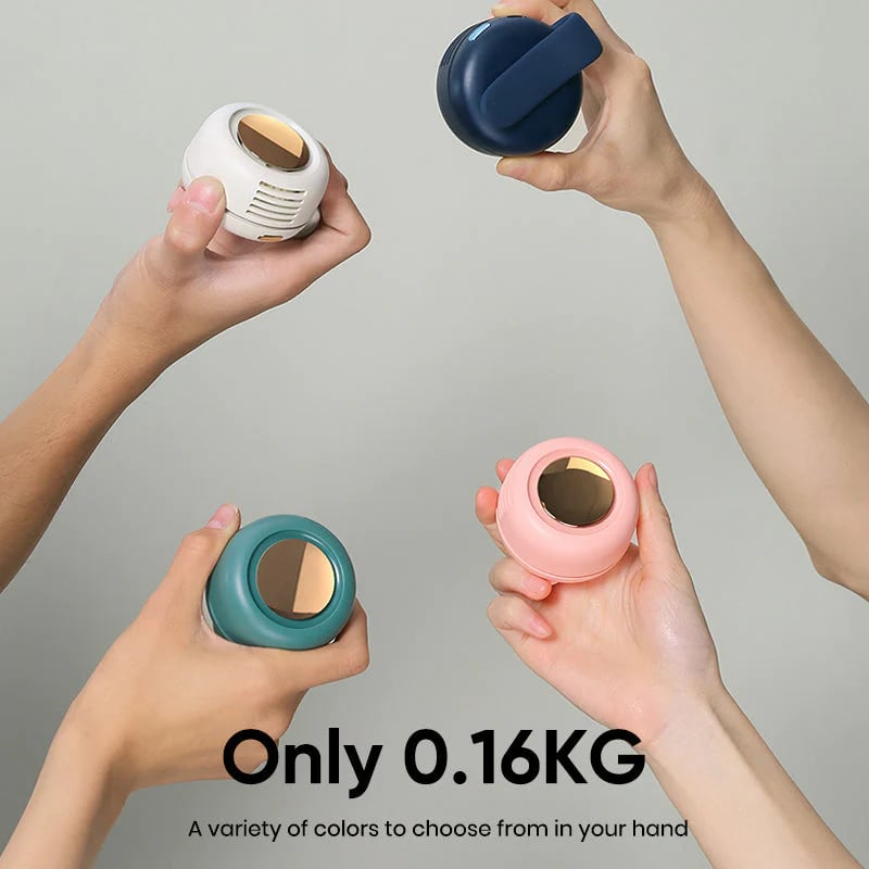 ⏳Summer Hot Sale: ONLY ￡11.99!!💞50K+ SOLD!💨2-in-1 Wearable Fan – Instantly Cools You by Up to 10°C | 24H Quiet Hands-Free Airflow🌀🌿