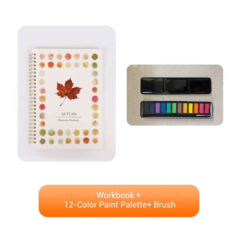 Hot Sale 55% OFF📚Beginner-Friendly❤️Watercolor Workbook