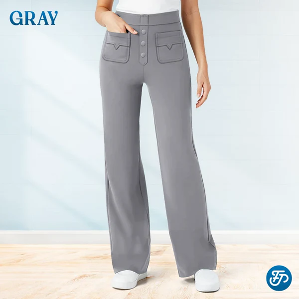 💖LAST DAY SALE 50% OFF💷Women's Casual High Waisted Pockets Stretch Pants