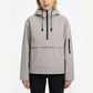 Leopard Print Hooded Pullover with Kangaroo Pocket