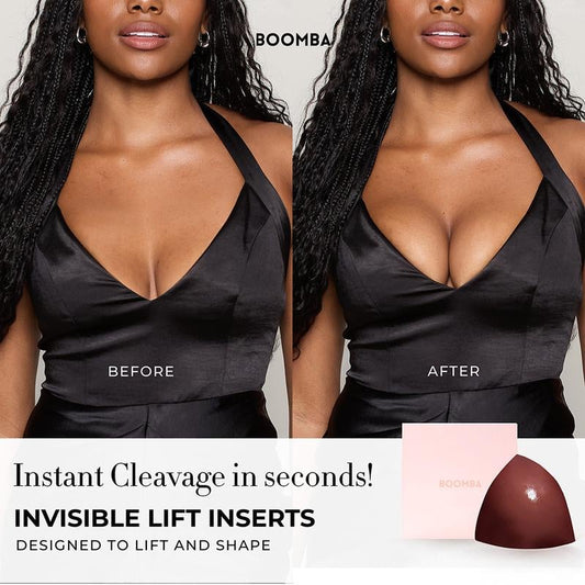 💕OUFALI Lift Inserts for Bras – Lightly Padded, Double-Sided Adhesive👙 Reusable, Washable • Natural Lift • Seamless Under Clothing ✨