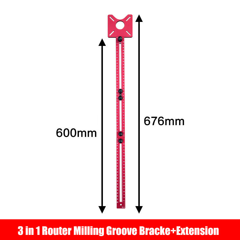 🔧3 in 1 Router Milling Groove Bracke（50% OFF）