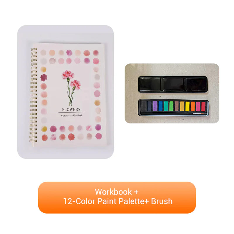 Hot Sale 55% OFF📚Beginner-Friendly❤️Watercolor Workbook