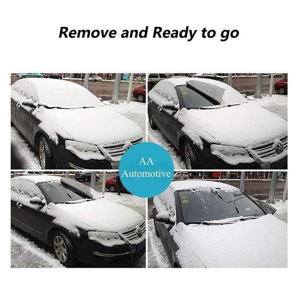 📢📢40% OFF !! ⏰Windshield Anti-Snow & Anti-Frost Cover with Mirror Protection – Ready-to-Drive in Any Weather!