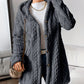 Women's Warm Diamond Pattern Hooded Jacket