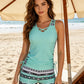 ⏰LAST DAY 60% OFF - Miraclesuit Women's Tummy Control Tankini Set with Built-In Bra – Flattering Boho Swimwear with Shorts🔥