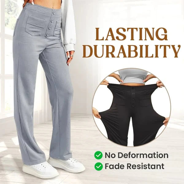 💖LAST DAY SALE 50% OFF💷Women's Casual High Waisted Pockets Stretch Pants