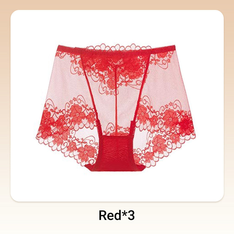 🧶 Women's Hand-Crocheted Lace High-Rise Boxer Briefs – Breathable, Vintage Style & Comfortable Fit 🌸