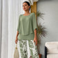 🔥LAST DAY SALE - 49% OFF🔥Women’s Printed Pants and Crew Neck Top Set