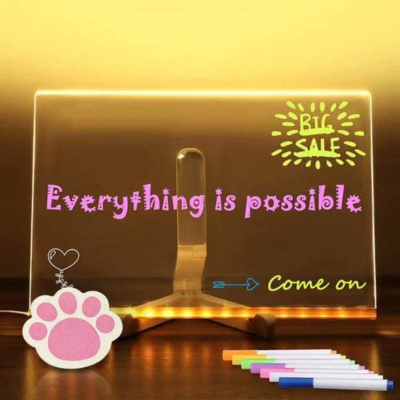 ✨LAST WEEK SPECIAL PRICE: ￡9.99!!⏳🎨Luminous Led Drawing Board For Children