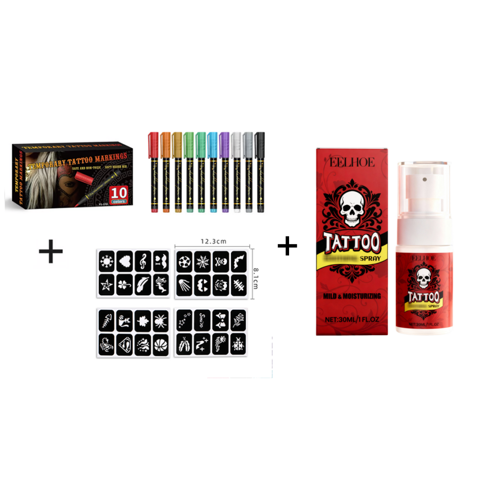 🔥Hot Sale 49% OFF🎨Perfect For Unique Body Art🔥Temporary Tattoo Markers for Skin