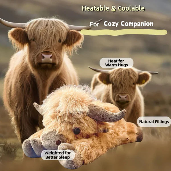 🔥Hot Sale🐂Weighted Highland Cow Plushy