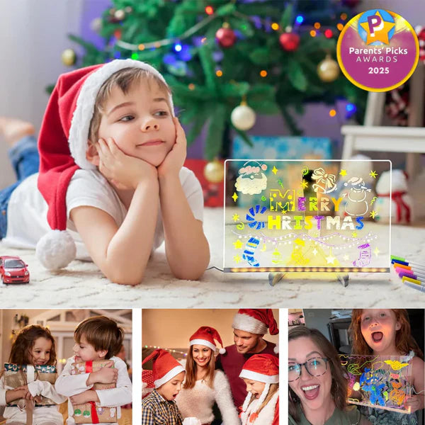 ✨LAST WEEK SPECIAL PRICE: ￡9.99!!⏳🎨Luminous Led Drawing Board For Children