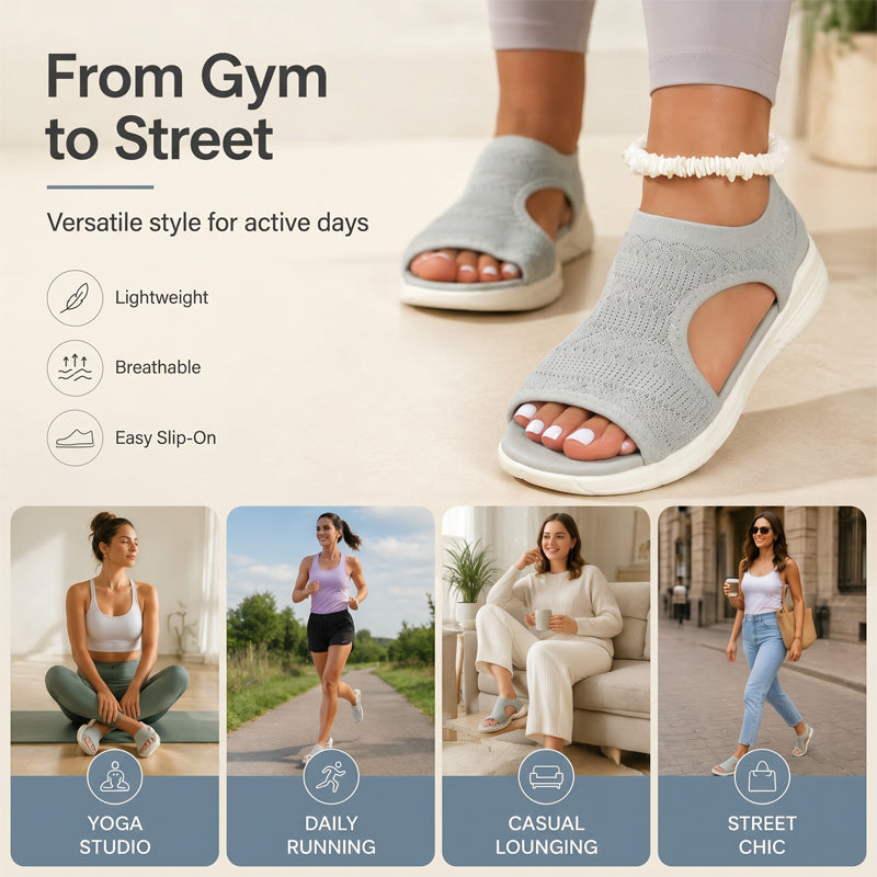👡🔥 Women's Breathable Mesh Platform Sandals – Lightweight, Breathable, and Comfortable ✨